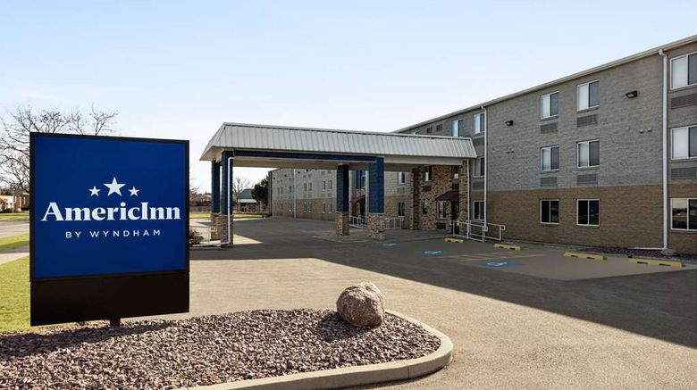 <b>AmericInn by Wyndham Madison WI Exterior</b>. Images powered by <a href="https://iceportal.shijigroup.com/" title="IcePortal" target="_blank">IcePortal</a>.