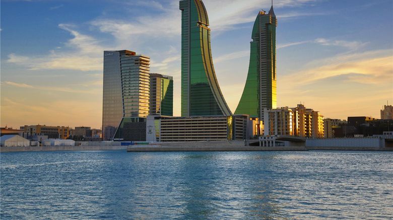 Conrad Bahrain Financial Harbour Exterior. Images powered by <a href="https://iceportal.shijigroup.com" target="_blank" rel="noopener">Ice Portal</a>.