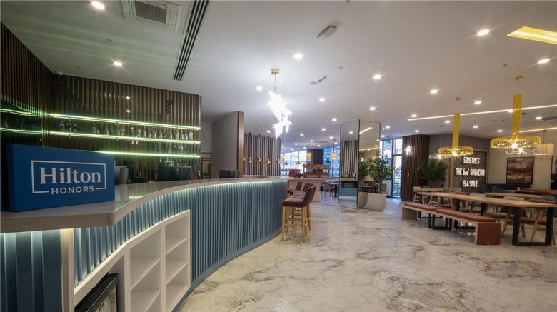 Hampton by Hilton Denizli Lobby. Images powered by <a href="https://iceportal.shijigroup.com" target="_blank" rel="noopener">Ice Portal</a>.