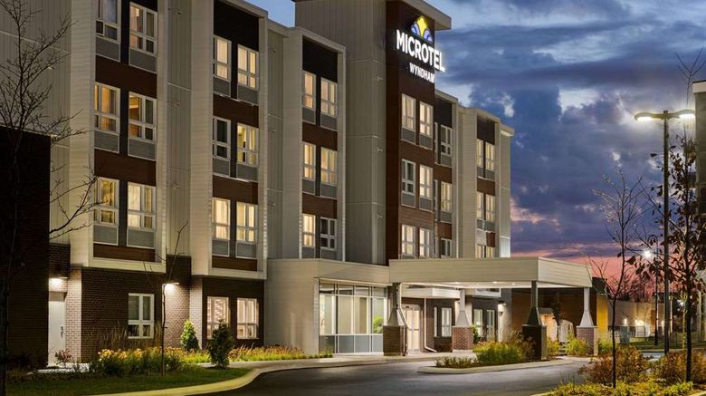 <b>Microtel Inn & Suites by Wyndham Exterior</b>. Images powered by <a href="https://iceportal.shijigroup.com/" title="IcePortal" target="_blank">IcePortal</a>.