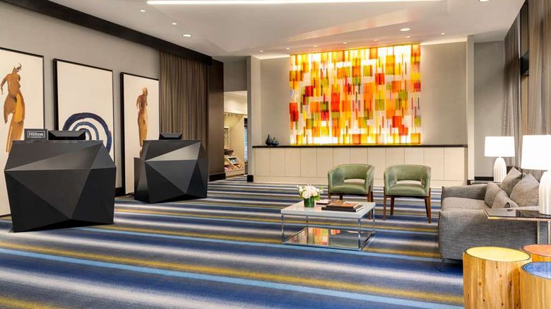 <b>Hilton Motif Seattle Lobby</b>. Images powered by <a href="https://iceportal.shijigroup.com/" title="IcePortal" target="_blank">IcePortal</a>.