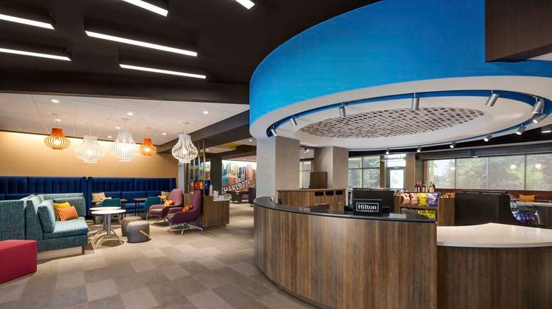 <b>Tru by Hilton Charlotte Tyvola I-77 Lobby</b>. Images powered by <a href="https://iceportal.shijigroup.com/" title="IcePortal" target="_blank">IcePortal</a>.