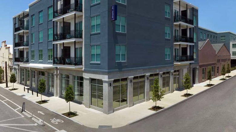 <b>Hampton Inn New Orleans French Quarter Exterior</b>. Images powered by <a href="https://iceportal.shijigroup.com/" title="IcePortal" target="_blank">IcePortal</a>.