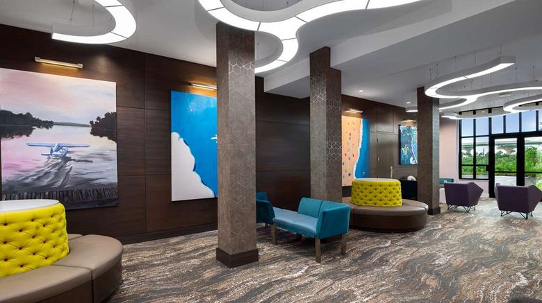 <b>Hilton Garden Inn I-4 Millenia Blvd Mall Lobby</b>. Images powered by <a href="https://iceportal.shijigroup.com/" title="IcePortal" target="_blank">IcePortal</a>.