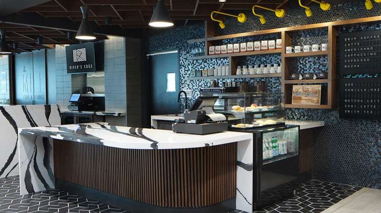 <b>River's Edge Hotel, Tapestry Coll Hilton Restaurant</b>. Images powered by <a href="https://iceportal.shijigroup.com/" title="IcePortal" target="_blank">IcePortal</a>.