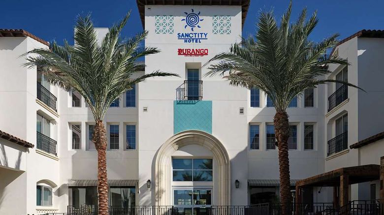 Sanctity Hotel Rancho Cucamonga Exterior. Images powered by <a href="https://iceportal.shijigroup.com" target="_blank" rel="noopener">Ice Portal</a>.
