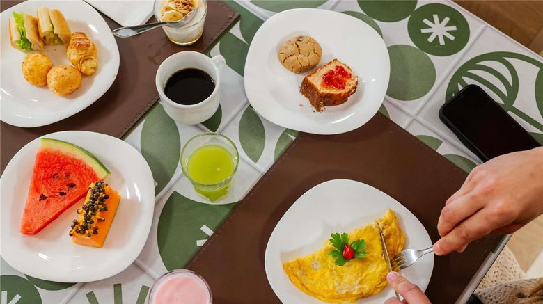 <b>Ibis Styles Campinas Alphaville Restaurant</b>. Images powered by <a href="https://iceportal.shijigroup.com/" title="IcePortal" target="_blank">IcePortal</a>.