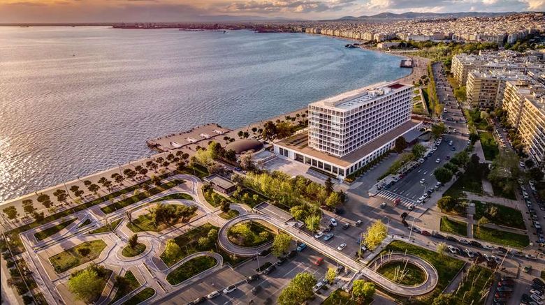 <b>Makedonia Palace Hotel Exterior</b>. Images powered by <a href="https://iceportal.shijigroup.com/" title="IcePortal" target="_blank">IcePortal</a>.