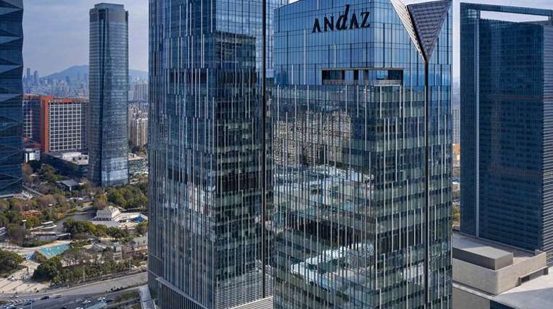 <b>ANdAZ Nanjing Hexi Exterior</b>. Images powered by <a href="https://iceportal.shijigroup.com/" title="IcePortal" target="_blank">IcePortal</a>.