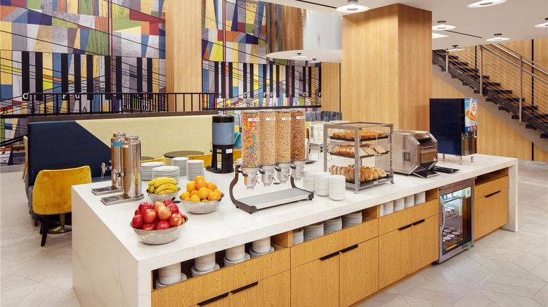 <b>Home2 Suites by Hilton NY Times Square Restaurant</b>. Images powered by <a href="https://iceportal.shijigroup.com/" title="IcePortal" target="_blank">IcePortal</a>.