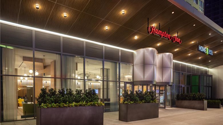 Home2 Suites by Hilton NY Times Square Exterior. Images powered by <a href="https://iceportal.shijigroup.com" target="_blank" rel="noopener">Ice Portal</a>.