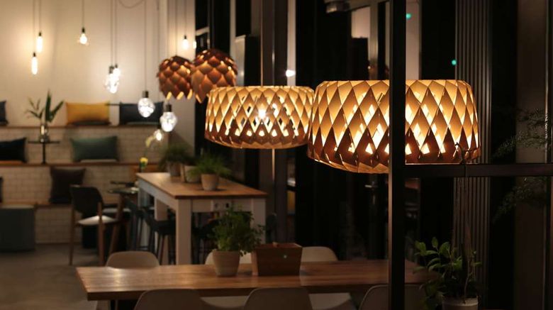 <b>McDreams Hotel Duesseldorf-City Restaurant</b>. Images powered by <a href="https://iceportal.shijigroup.com/" title="IcePortal" target="_blank">IcePortal</a>.