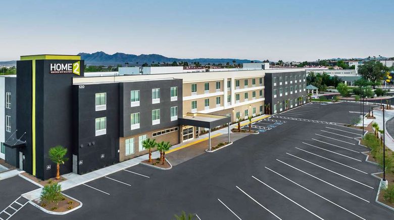 Home2 Suites by Hilton Lake Havasu City Exterior. Images powered by <a href="https://iceportal.shijigroup.com" target="_blank" rel="noopener">Ice Portal</a>.