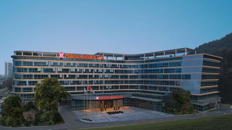 <b>Hilton Garden Inn High-Speed Railway Stn Exterior</b>. Images powered by <a href="https://iceportal.shijigroup.com/" title="IcePortal" target="_blank">IcePortal</a>.