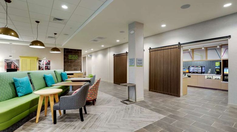 <b>Home2 Suites by Hilton Sanford Lobby</b>. Images powered by <a href="https://iceportal.shijigroup.com/" title="IcePortal" target="_blank">IcePortal</a>.