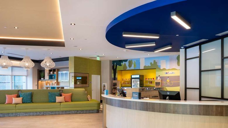 <b>Home2 Suites by Hilton Atlanta Airport Lobby</b>. Images powered by <a href="https://iceportal.shijigroup.com/" title="IcePortal" target="_blank">IcePortal</a>.