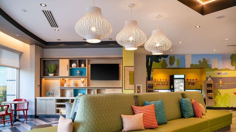 <b>Home2 Suites by Hilton Atlanta Airport Lobby</b>. Images powered by <a href="https://iceportal.shijigroup.com/" title="IcePortal" target="_blank">IcePortal</a>.