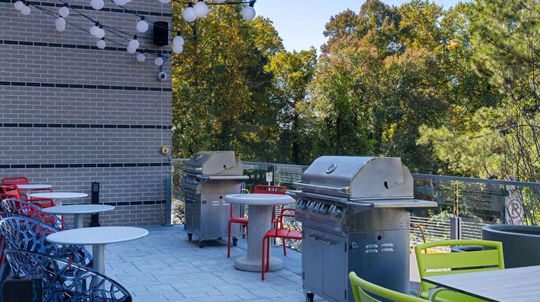 <b>Home2 Suites by Hilton Atlanta Airport Restaurant</b>. Images powered by <a href="https://iceportal.shijigroup.com/" title="IcePortal" target="_blank">IcePortal</a>.