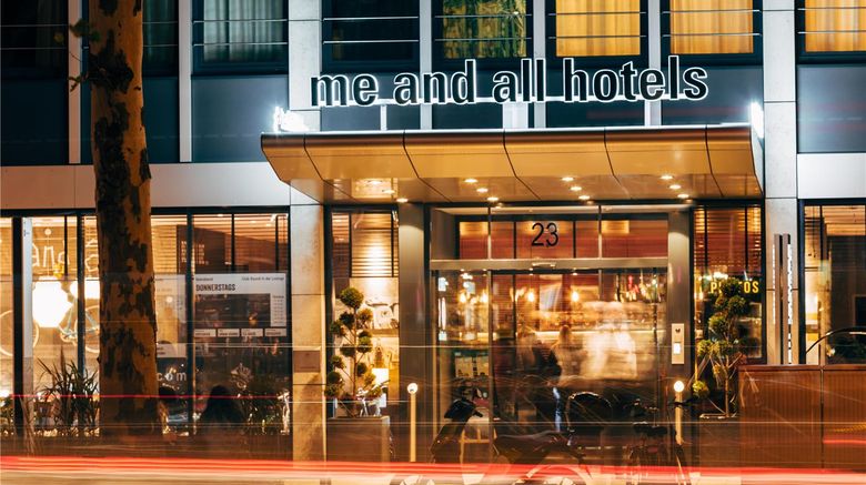 <b>me and all hotel dusseldorf Exterior</b>. Images powered by <a href="https://iceportal.shijigroup.com/" title="IcePortal" target="_blank">IcePortal</a>.