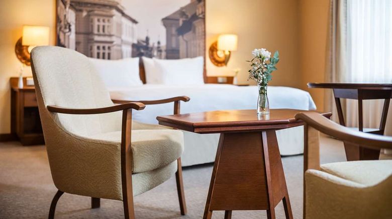 <b>Lindner Hotel Prague Castle Room</b>. Images powered by <a href="https://iceportal.shijigroup.com/" title="IcePortal" target="_blank">IcePortal</a>.