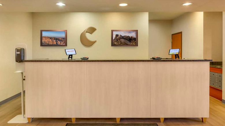 <b>Comfort Inn and Suites Rapid City Lobby</b>. Images powered by <a href="https://iceportal.shijigroup.com/" title="IcePortal" target="_blank">IcePortal</a>.