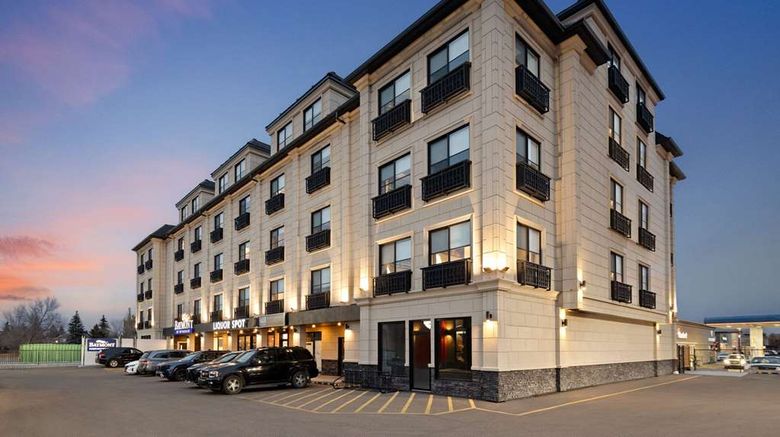 <b>Baymont by Wyndham West Edmonton Exterior</b>. Images powered by <a href="https://iceportal.shijigroup.com/" title="IcePortal" target="_blank">IcePortal</a>.