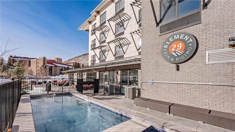 <b>Cambria Hotel Copper Mountain Pool</b>. Images powered by <a href="https://iceportal.shijigroup.com/" title="IcePortal" target="_blank">IcePortal</a>.