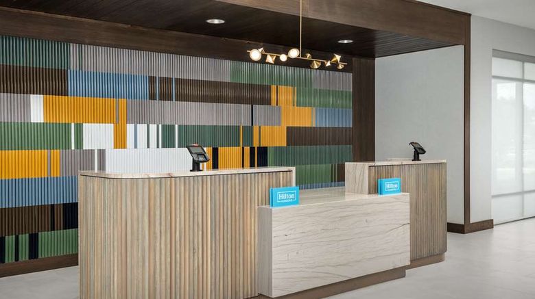 <b>Home2 Suites by Hilton Orlando Lake Nona Lobby</b>. Images powered by <a href="https://iceportal.shijigroup.com/" title="IcePortal" target="_blank">IcePortal</a>.