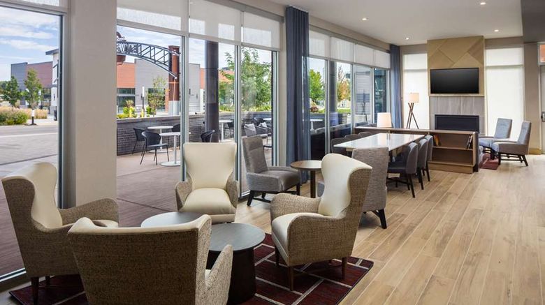 <b>Hyatt Place Boise Meridian Lobby</b>. Images powered by <a href="https://iceportal.shijigroup.com/" title="IcePortal" target="_blank">IcePortal</a>.