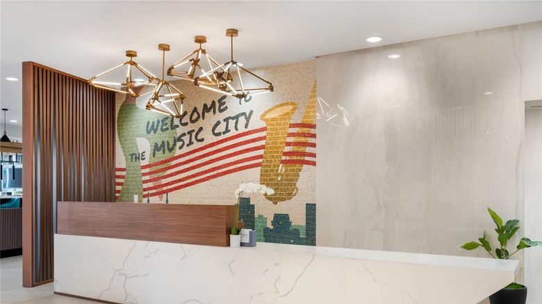 <b>Cambria Hotel Nashville Midtown Lobby</b>. Images powered by <a href="https://iceportal.shijigroup.com/" title="IcePortal" target="_blank">IcePortal</a>.
