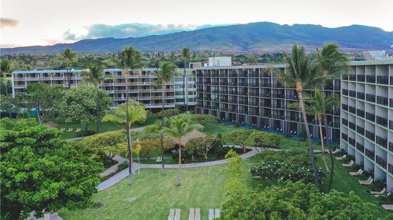 <b>Outrigger Kaanapali Beach Resort Exterior</b>. Images powered by <a href="https://iceportal.shijigroup.com/" title="IcePortal" target="_blank">IcePortal</a>.