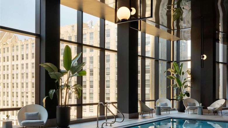 <b>Raffles Boston Back Bay Hotel Pool</b>. Images powered by <a href="https://iceportal.shijigroup.com/" title="IcePortal" target="_blank">IcePortal</a>.