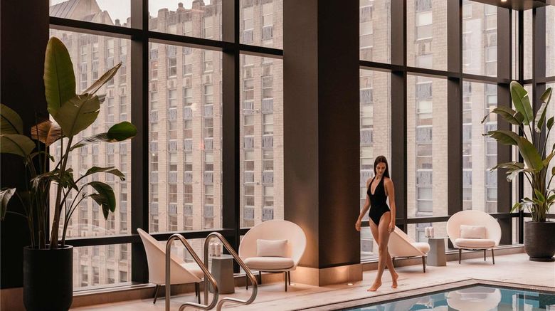 <b>Raffles Boston Back Bay Hotel Pool</b>. Images powered by <a href="https://iceportal.shijigroup.com/" title="IcePortal" target="_blank">IcePortal</a>.