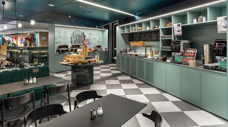 <b>AZIMUT Hotel Vienna Restaurant</b>. Images powered by <a href="https://iceportal.shijigroup.com/" title="IcePortal" target="_blank">IcePortal</a>.