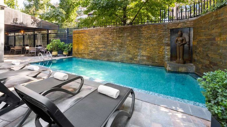 <b>Wyndham Garden Santiago Kennedy Hotel Pool</b>. Images powered by <a href="https://iceportal.shijigroup.com/" title="IcePortal" target="_blank">IcePortal</a>.
