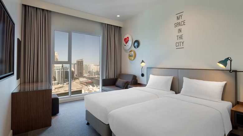 <b>Rove Dubai Marina Room</b>. Images powered by <a href="https://iceportal.shijigroup.com/" title="IcePortal" target="_blank">IcePortal</a>.