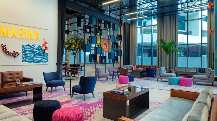 Rove Dubai Marina Lobby