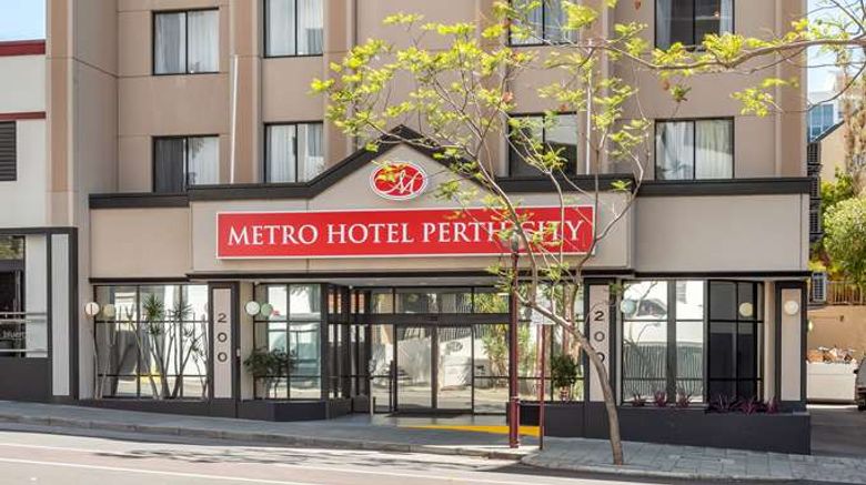 <b>Metro Hotel Perth City Exterior</b>. Images powered by <a href="https://iceportal.shijigroup.com/" title="IcePortal" target="_blank">IcePortal</a>.