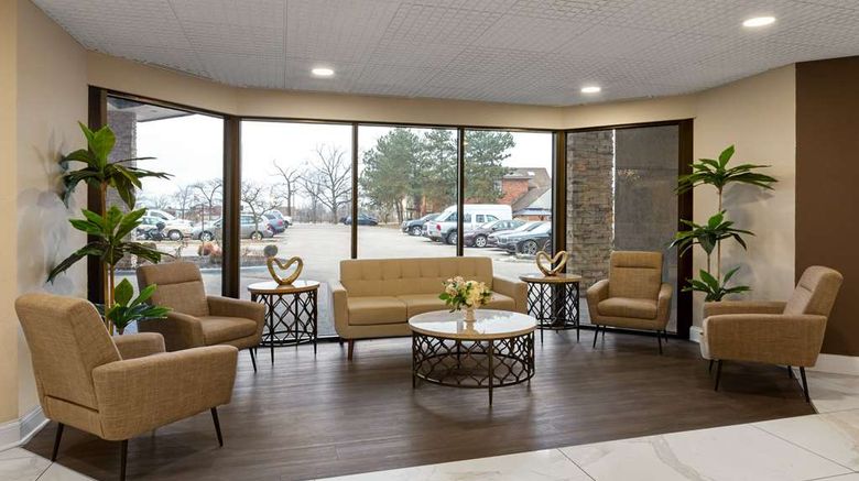 <b>Wingate by Wyndham Troy Lobby</b>. Images powered by <a href="https://iceportal.shijigroup.com/" title="IcePortal" target="_blank">IcePortal</a>.