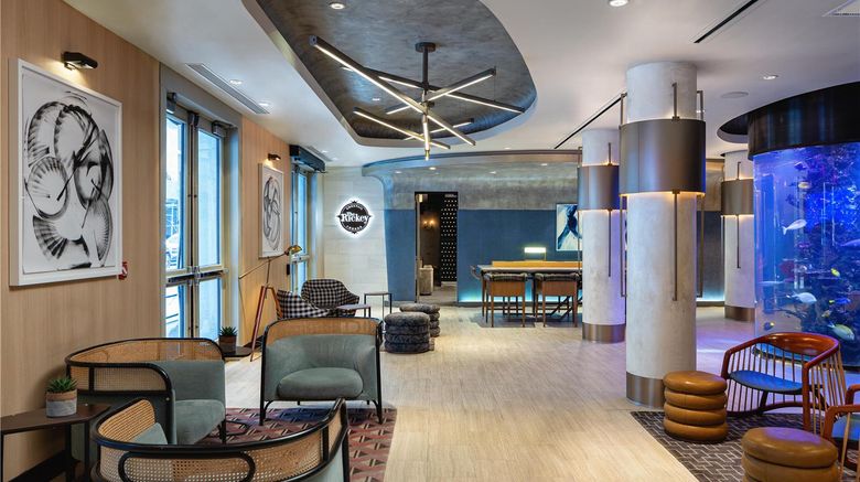 <b>Dream Midtown NYC by Hyatt Lobby</b>. Images powered by <a href="https://iceportal.shijigroup.com/" title="IcePortal" target="_blank">IcePortal</a>.