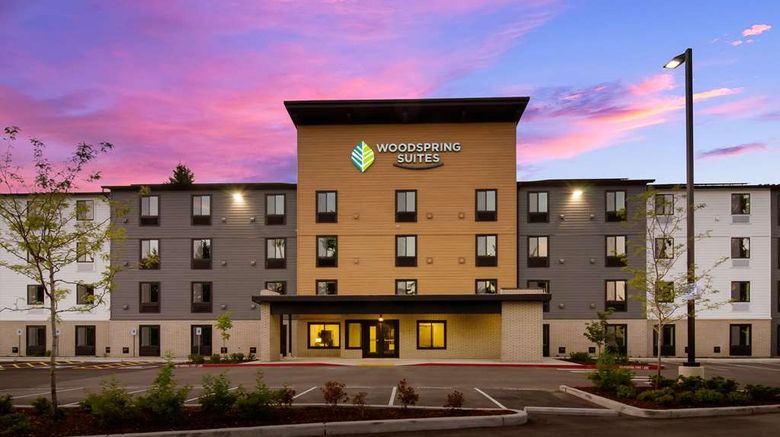<b>WoodSpring Suites Olympia - Lacey Exterior</b>. Images powered by <a href="https://iceportal.shijigroup.com/" title="IcePortal" target="_blank">IcePortal</a>.