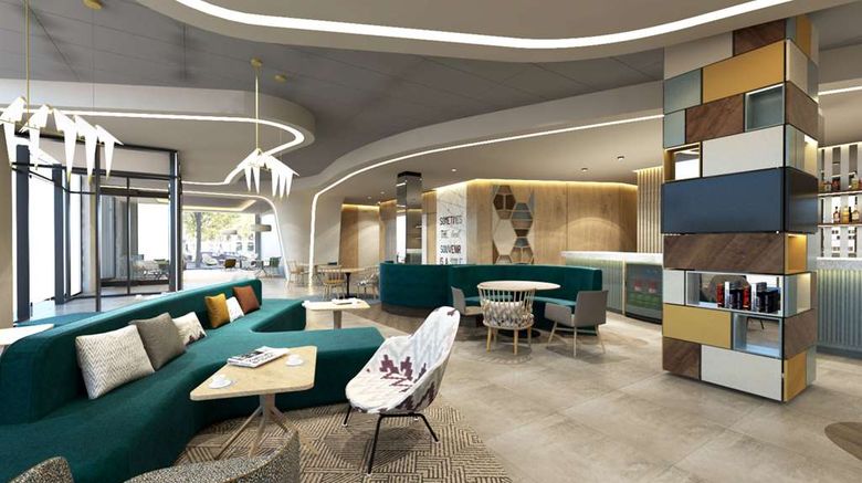<b>Hampton by Hilton Szczecin East Lobby</b>. Images powered by <a href="https://iceportal.shijigroup.com/" title="IcePortal" target="_blank">IcePortal</a>.