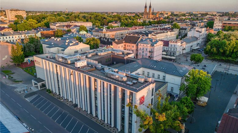<b>Hilton Garden Inn Radom Exterior</b>. Images powered by <a href="https://iceportal.shijigroup.com/" title="IcePortal" target="_blank">IcePortal</a>.