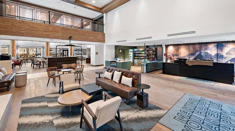 <b>Home2 Suites by Hilton Big Bear Lake Lobby</b>. Images powered by <a href="https://iceportal.shijigroup.com/" title="IcePortal" target="_blank">IcePortal</a>.