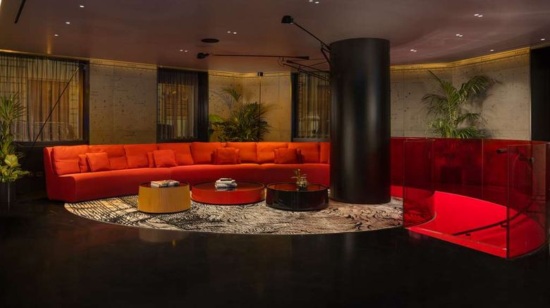 <b>art'otel Rome Via Veneto Lobby</b>. Images powered by <a href="https://iceportal.shijigroup.com/" title="IcePortal" target="_blank">IcePortal</a>.