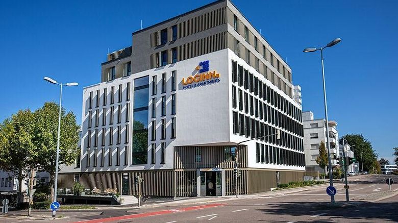 <b>LOGINN Hotel Waiblingen Exterior</b>. Images powered by <a href="https://iceportal.shijigroup.com/" title="IcePortal" target="_blank">IcePortal</a>.