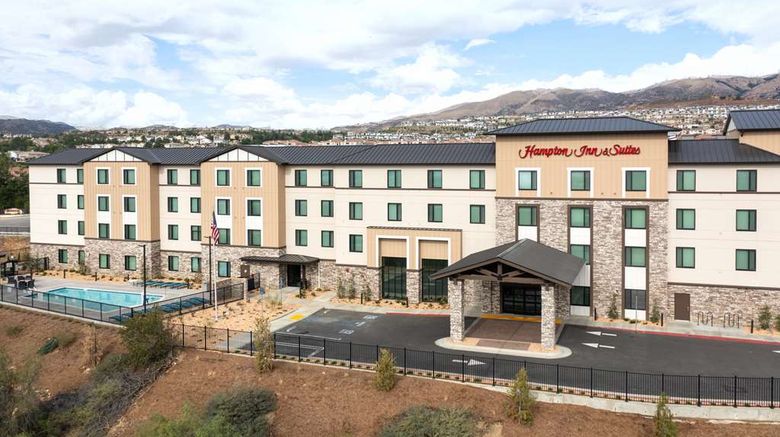 Hampton Inn  and  Suites Porter Ranch LA Exterior. Images powered by <a href="https://iceportal.shijigroup.com" target="_blank" rel="noopener">Ice Portal</a>.