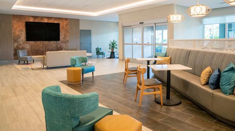 <b>Home2 Suites by Hilton Fort Walton Beach Lobby</b>. Images powered by <a href="https://iceportal.shijigroup.com/" title="IcePortal" target="_blank">IcePortal</a>.