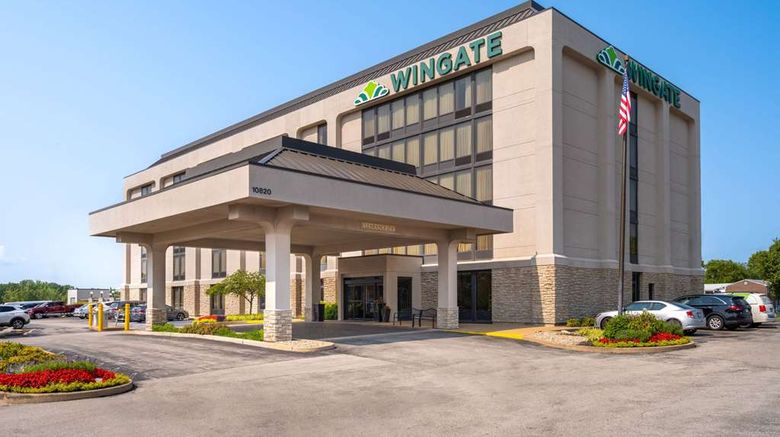 Wingate by Wyndham St Louis Airport Exterior. Images powered by <a href="https://iceportal.shijigroup.com" target="_blank" rel="noopener">Ice Portal</a>.