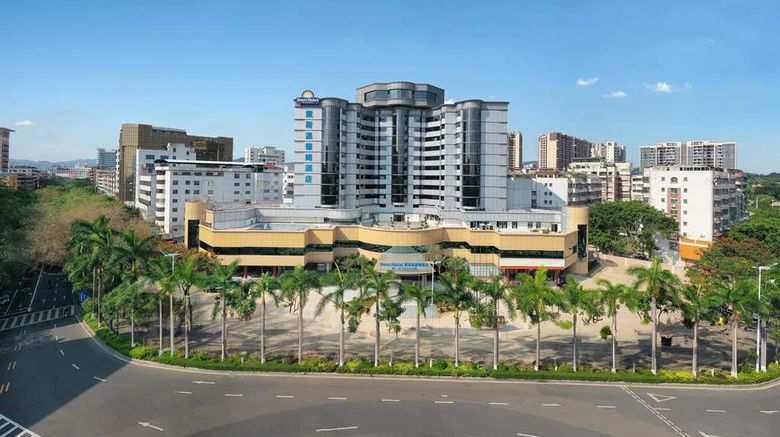<b>Days Hotel by Wyndham Meizhou Meijiang Exterior</b>. Images powered by <a href="https://iceportal.shijigroup.com/" title="IcePortal" target="_blank">IcePortal</a>.